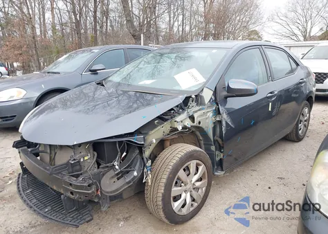 2016 Toyota Corolla Le z USA, uszkodzony, nr VIN 2T1BURHE1GC645001